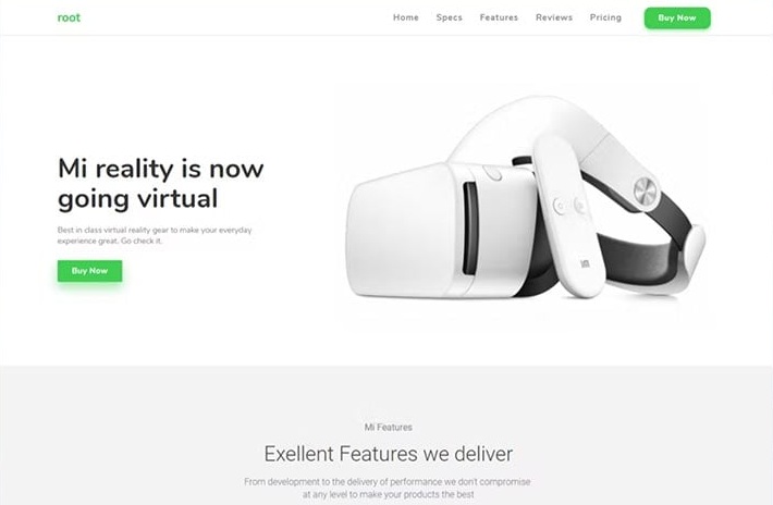 Landing preview